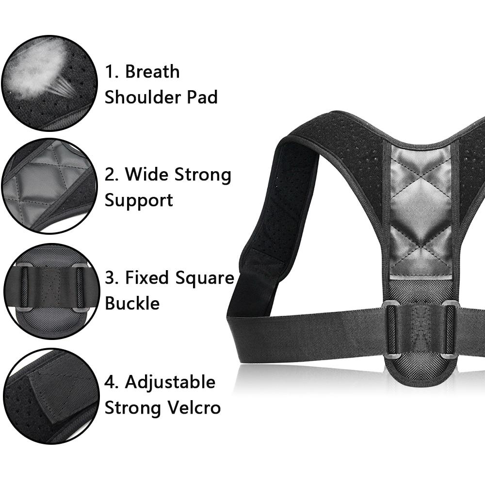 Unisex Adjustable Back Posture Corrector - Improve Posture Anytime