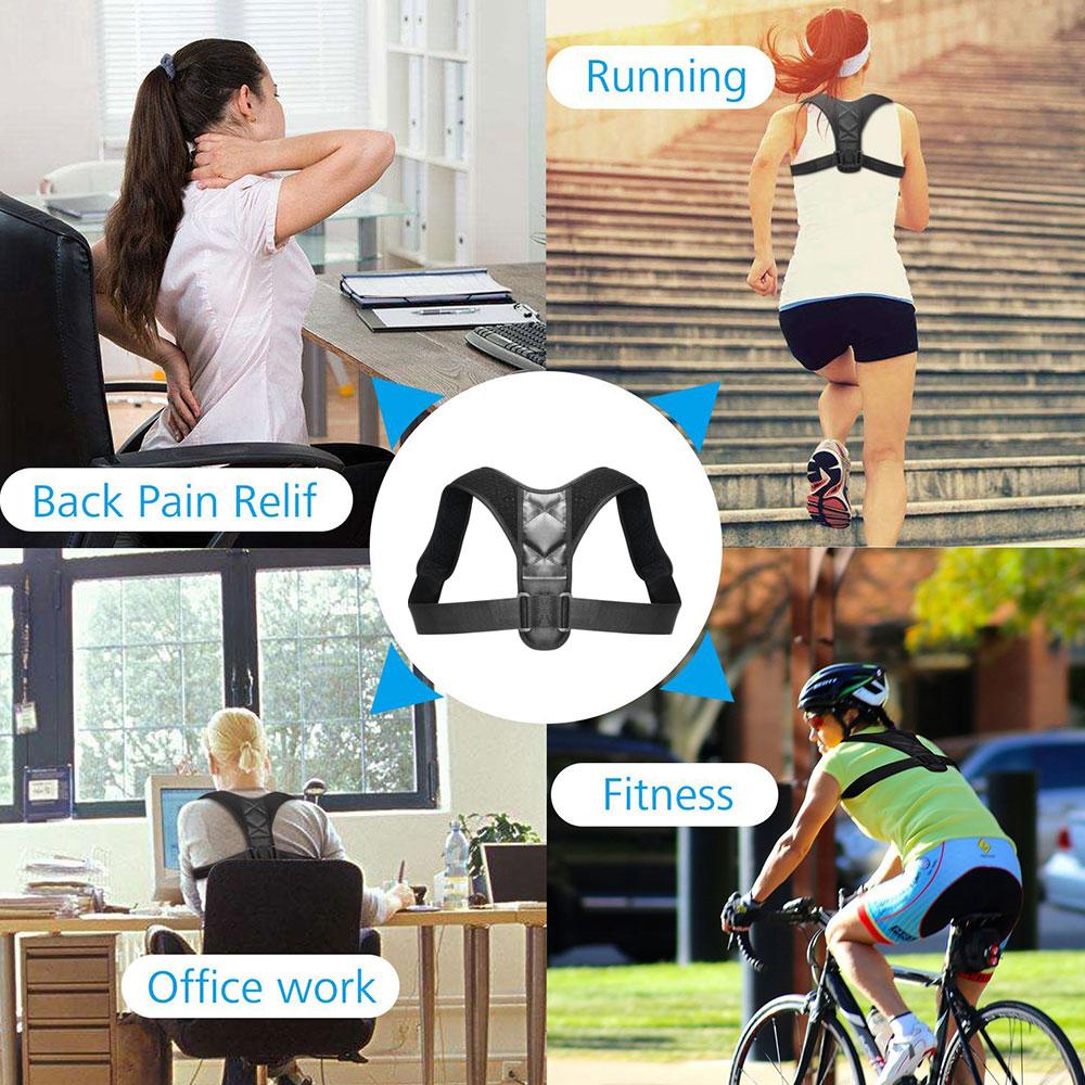 Unisex Adjustable Back Posture Corrector - Improve Posture Anytime